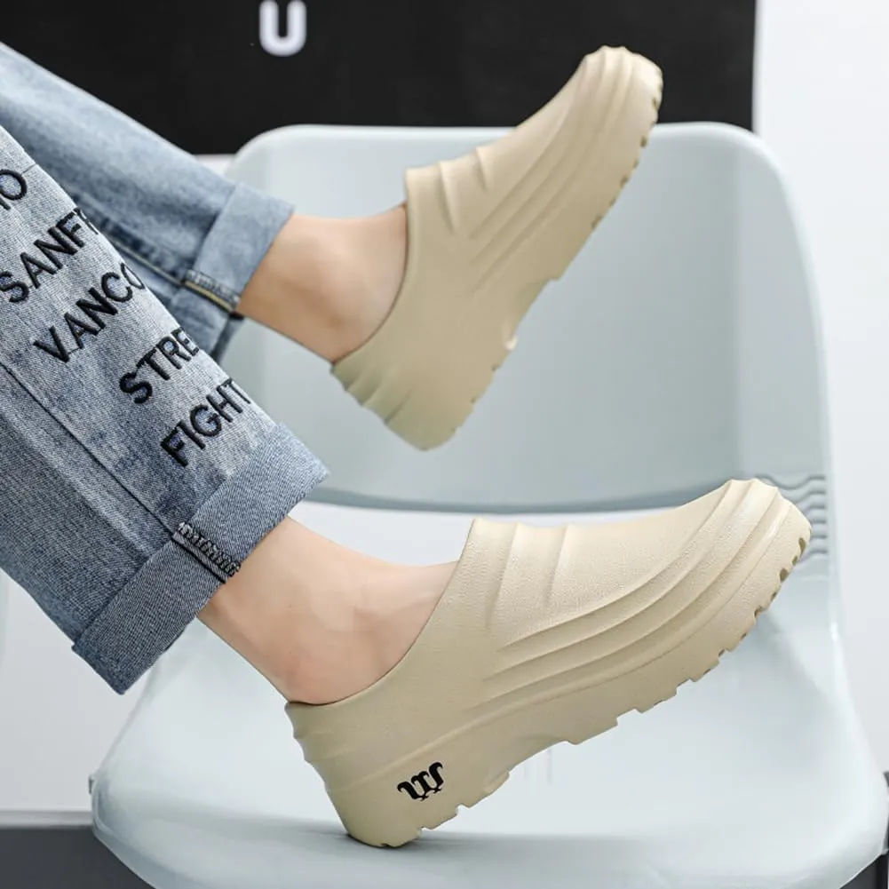Chef Shoes for Men Women, Chef Sandals Non Slip Oil Resistant Clogs for Work, Kitchen Waterproof Nurse Shoes Safety