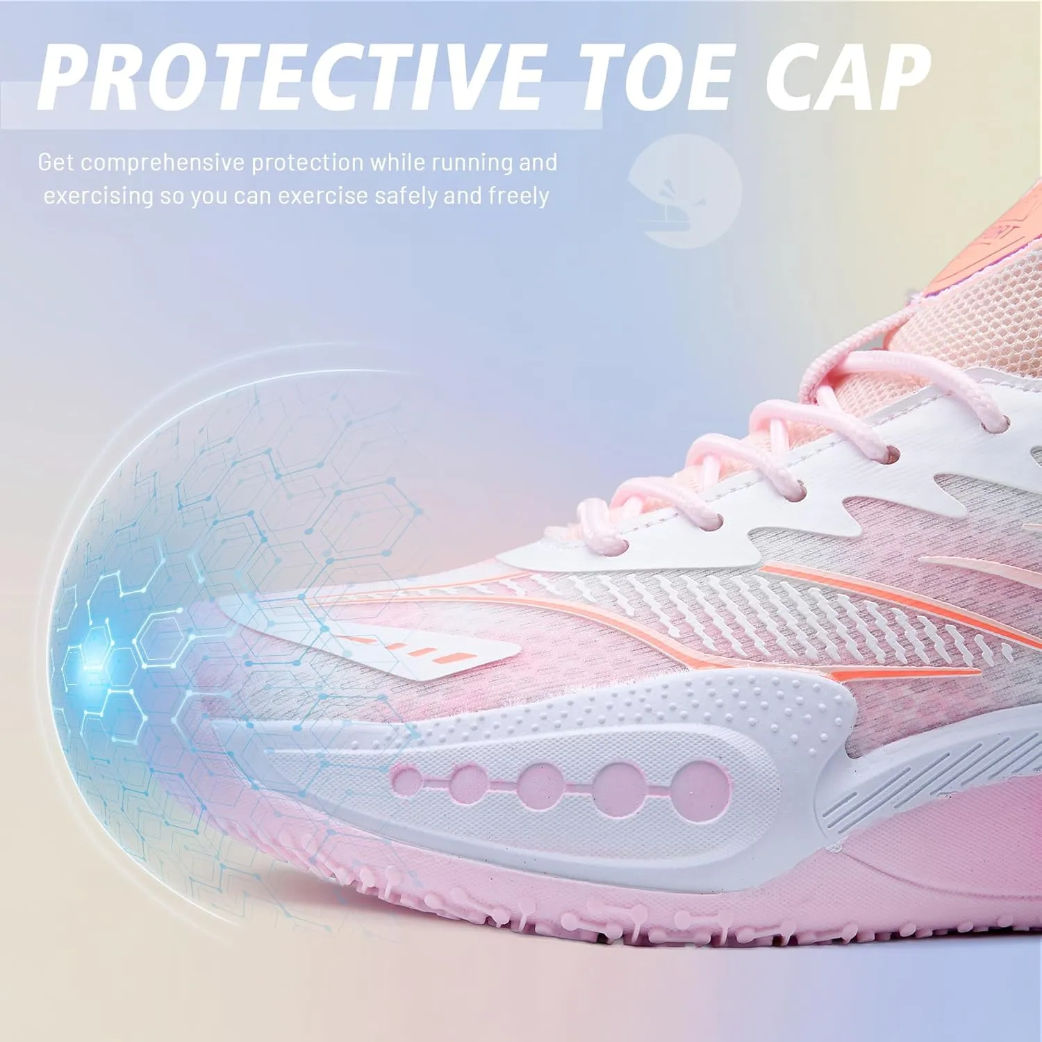 CJSPORX Women Men Basketball Shoes Non Slip Breathable Outdoor Fashion Unisex Sneakers