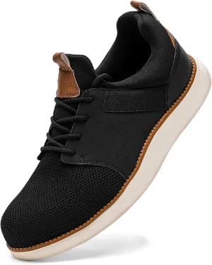 CLOAKA Men's Shoes Steel Toe Shoes for Men Mesh Slip On Work Casual Safety Walking Puncture Proof Sneakers