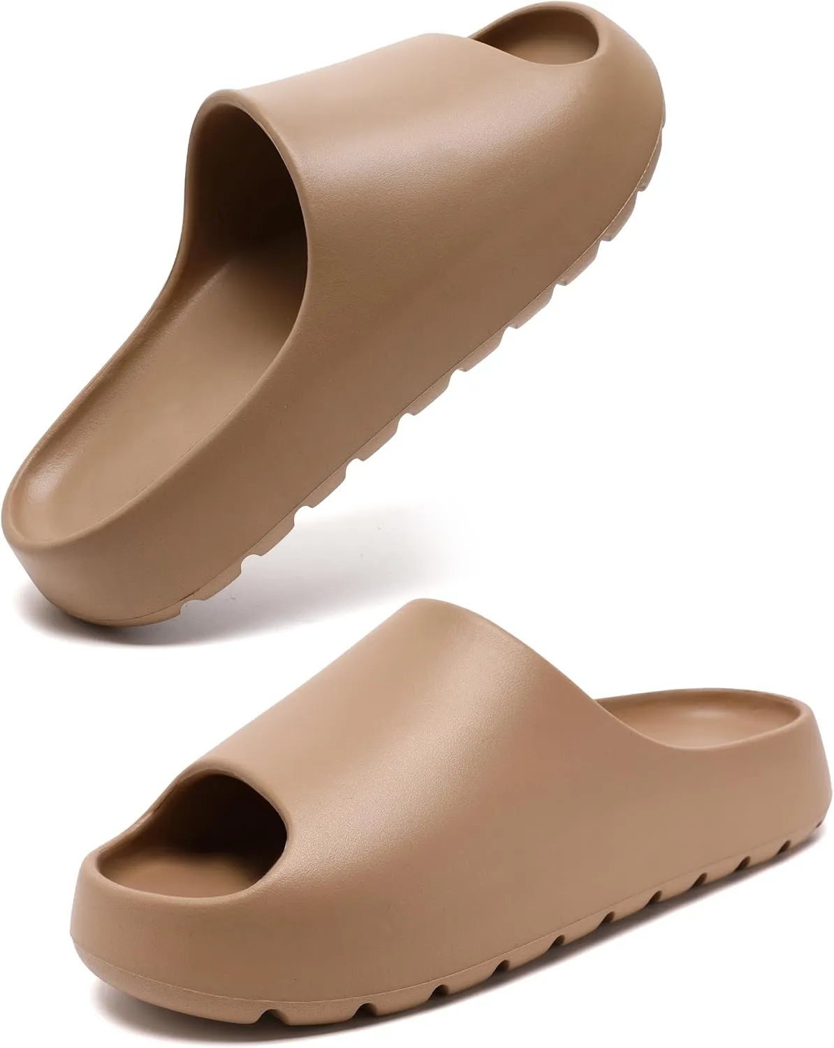 Cloud Slides for Women Men, Womens Walking Sandals Comfortable, Unisex Thick Pillow Slippers, Waterproof House Slide Sandals Indoor Outdoor Shower Shoes