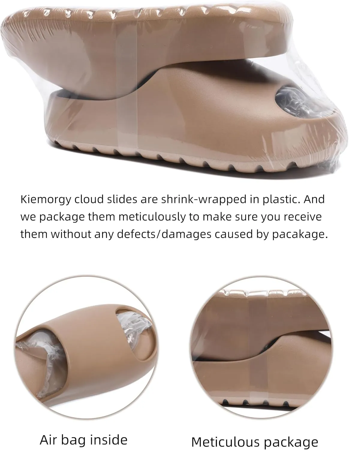 Cloud Slides for Women Men, Womens Walking Sandals Comfortable, Unisex Thick Pillow Slippers, Waterproof House Slide Sandals Indoor Outdoor Shower Shoes