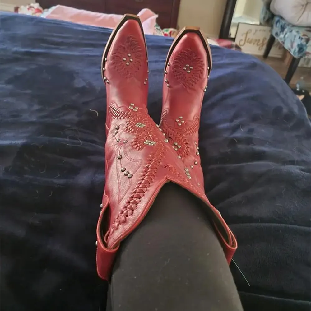 Cowboy Boots for Women Knee High Western Cowgirl Boots