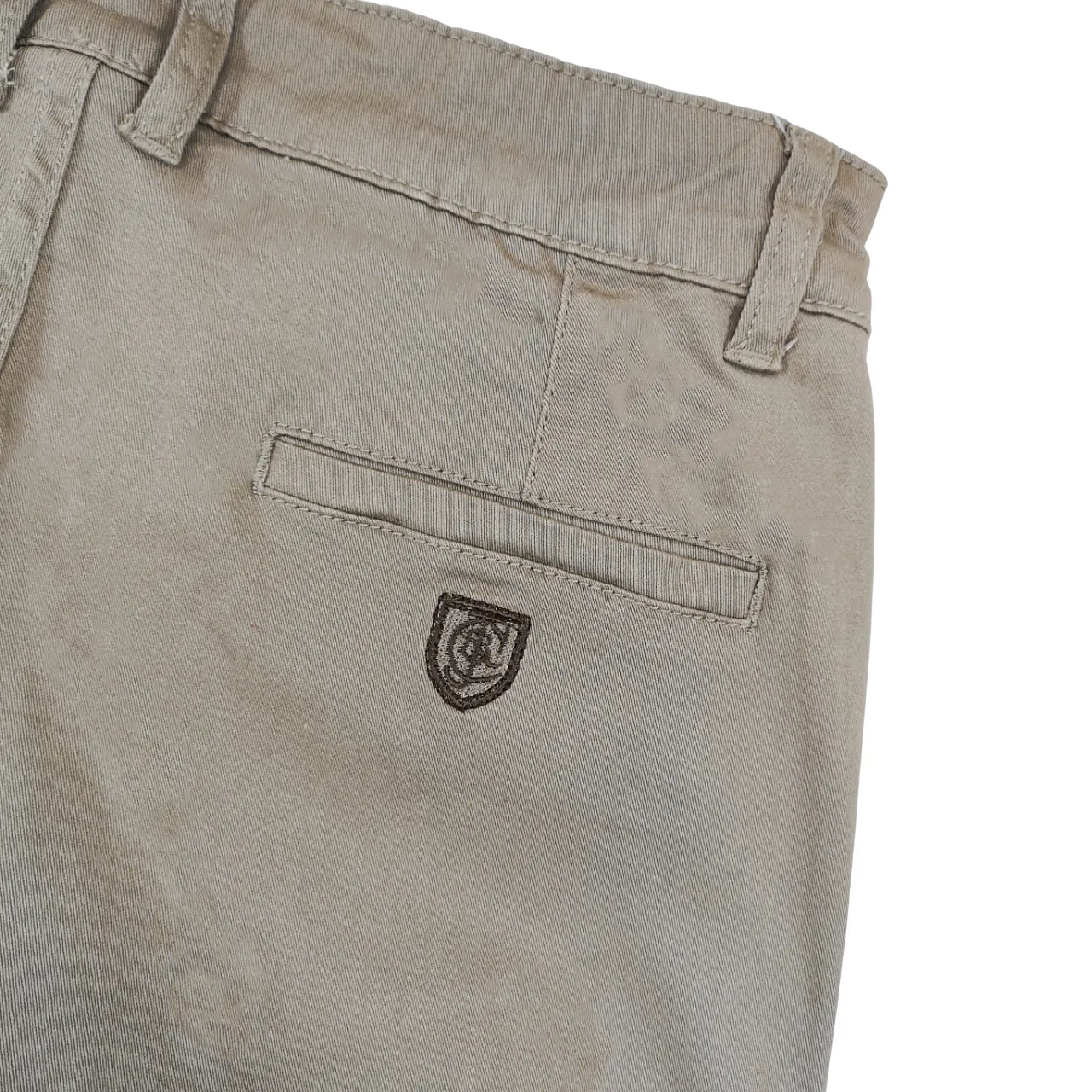 Crockett & Jones Taupe Straight Leg Chino