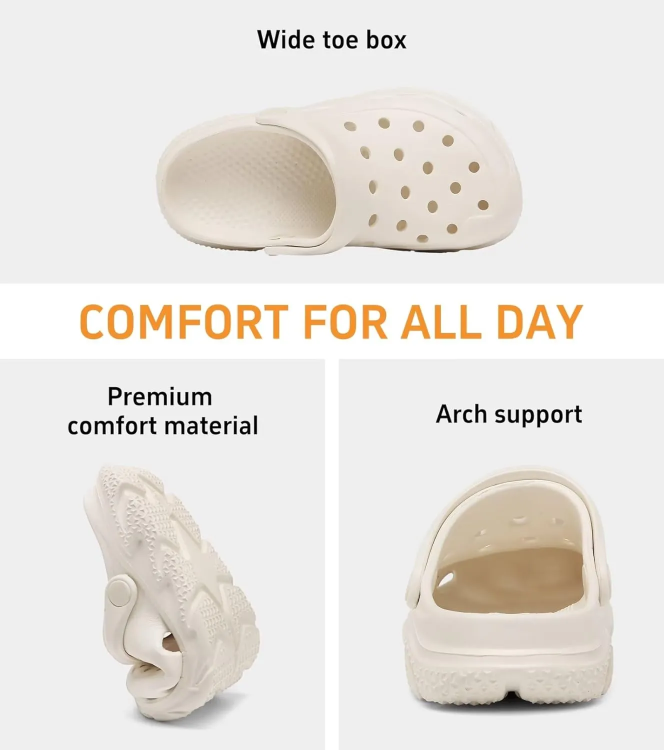 Cubufly Kids Boys Girls Clog Garden Shoes Slip On Slide Sandals Beach Water Shoes for Toddler/Little Kid/Big Kid/Children