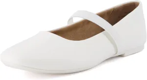 CUSHIONAIRE Women's Gigi Mary Jane Flat with  Memory Foam and Wide Widths Available