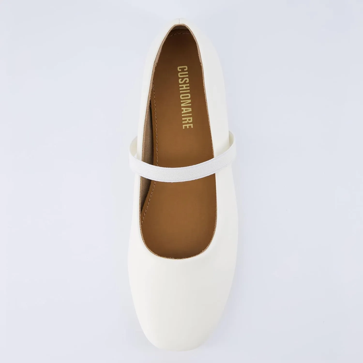 CUSHIONAIRE Women's Gigi Mary Jane Flat with  Memory Foam and Wide Widths Available