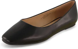 CUSHIONAIRE Women's Skipper Flat with  Memory Foam, Wide Widths Available