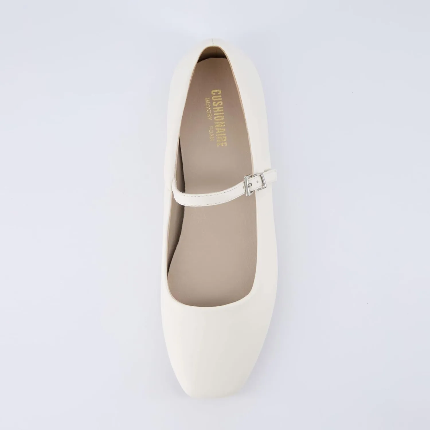 CUSHIONAIRE Women's Sleeper Mary Jane Flat with  Memory Foam and Wide Widths Available