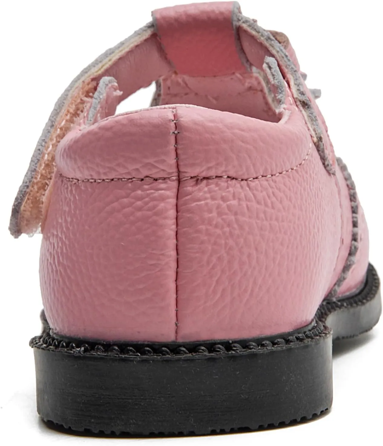 DADAWEN Toddler Girls Leather Mary Jane Dress Shoes Baby Non-Slip Soft Sole Tassel Princess Flats Wedding Party Casual Walking School Shoes