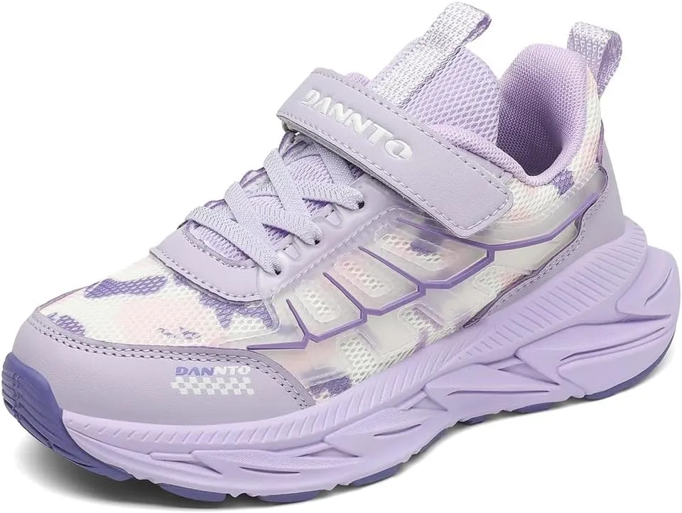 Dannto Kids Sneakers Boys Tennis Shoes Girls Running Breathable Sports Walking Athletic Shoes for Little Kid/Big Kid