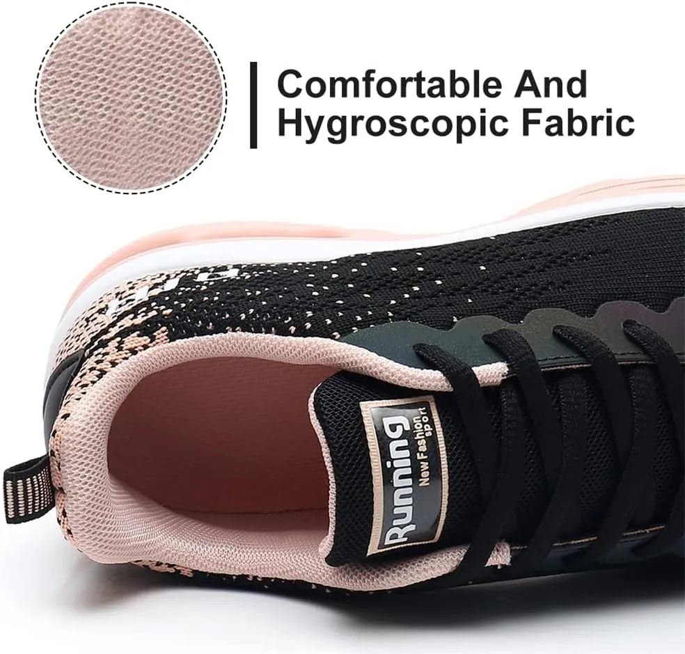 Dannto Women's Lightweight Walking Sneakers Air Cushion Tennis Athletic Running Fashion Sport Shoes for Girls