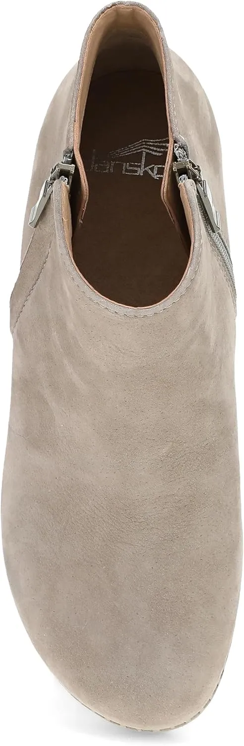Dansko Lizanne Booties for Women - Linings from Recycled Materials and Leather for Breathability- Lightweight Rubber Outsole for Long-Lasting Wear