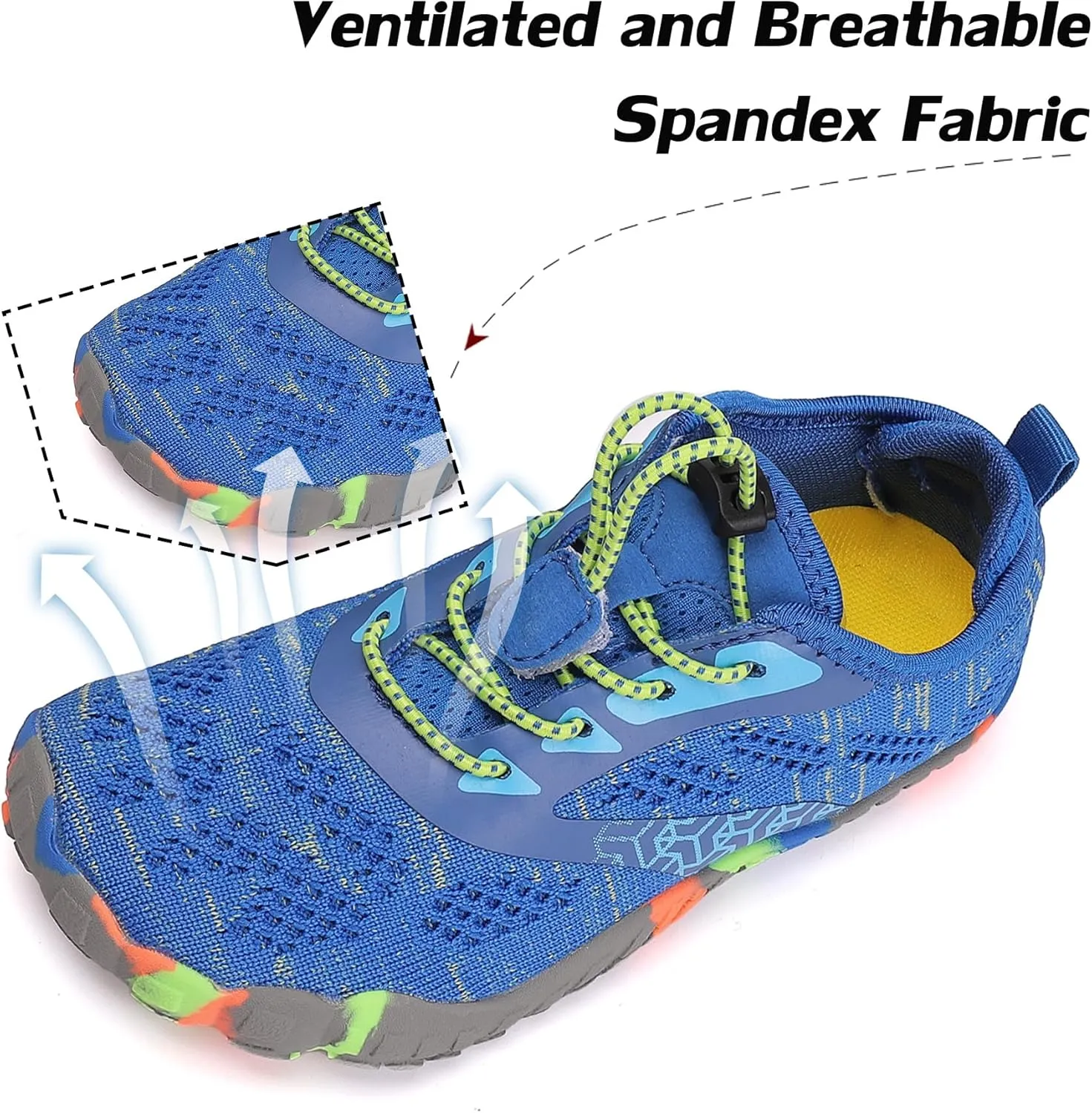 DimaiGlobal Kids Barefoot Shoes Boys Trail Running Shoes Girls Running Shoes Sneakers Athletic Tennis Shoes Toddler Little Kid Big Kid