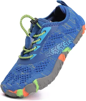 DimaiGlobal Kids Barefoot Shoes Boys Trail Running Shoes Girls Running Shoes Sneakers Athletic Tennis Shoes Toddler Little Kid Big Kid