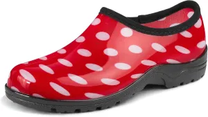 DKSUKO Waterproof Garden Shoe for Women Outdoor Slip-On Rain Boots Short Ankle Work Shoes and Garden Clogs with Comfort Insole