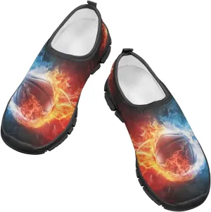Doojoayie Boys Tennis Shoes Slip On for Active Student School Running Sneakers