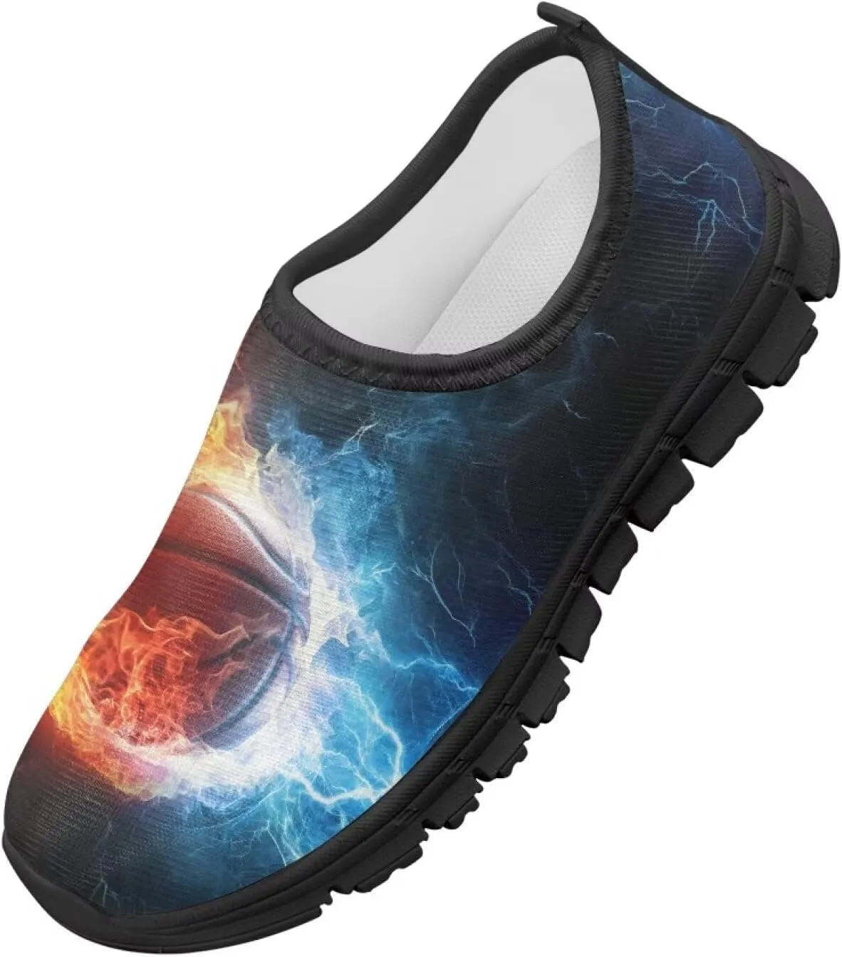 Doojoayie Boys Tennis Shoes Slip On for Active Student School Running Sneakers