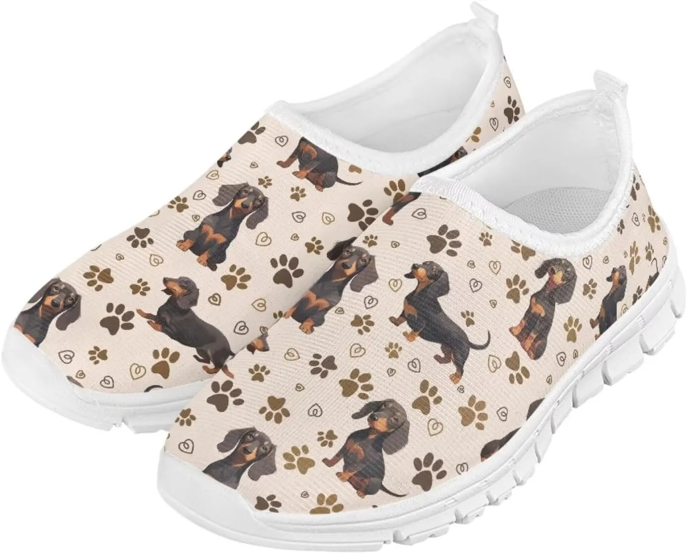 Doojoayie Novelty Girls Slip On Sneakers Soft Flexible Running Shoes Unisex Kid