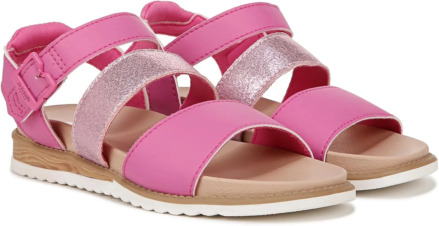 Dr. Scholl's Kids Women's Island Glow Kids Flat Sandal