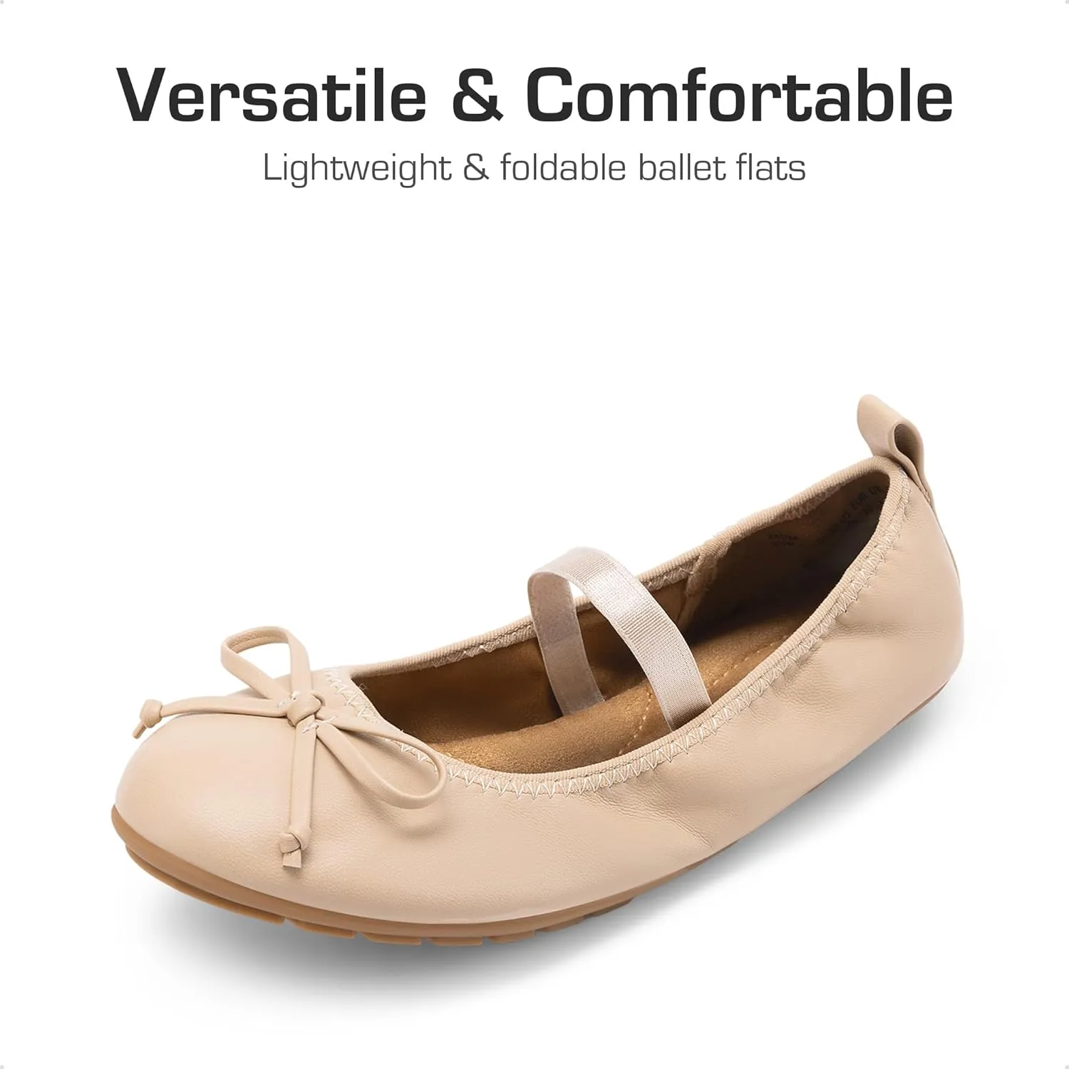 DREAM PAIRS Girls Ballet Flats Dress Shoes Mary Janes Ballerina Shoes