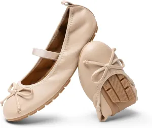 DREAM PAIRS Girls Ballet Flats Dress Shoes Mary Janes Ballerina Shoes