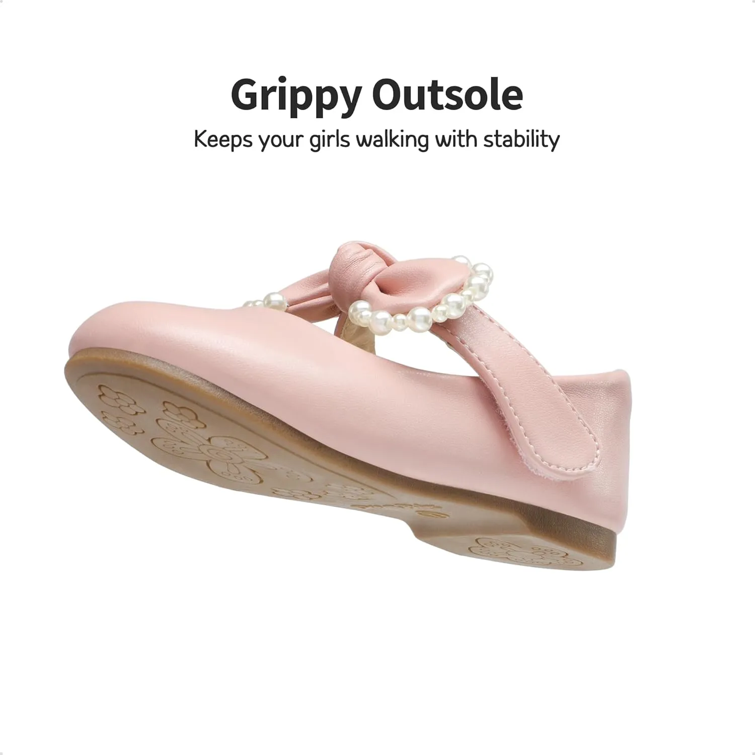 DREAM PAIRS Toddler Flower Girl Dress Shoes Little Girls Mary Janes Ballet Flats Ballerina Shoes Wedding Party