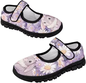 Easter Day Toddler Little Girl Mary Jane Dress Shoes Non Slip School Uniform Shoes for Party
