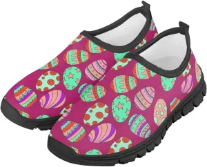 Easter Pattern Running Shoes Low-Cut Sneakers for Boys Girls Comfortable Casual Wide Fashion Shoes for Children