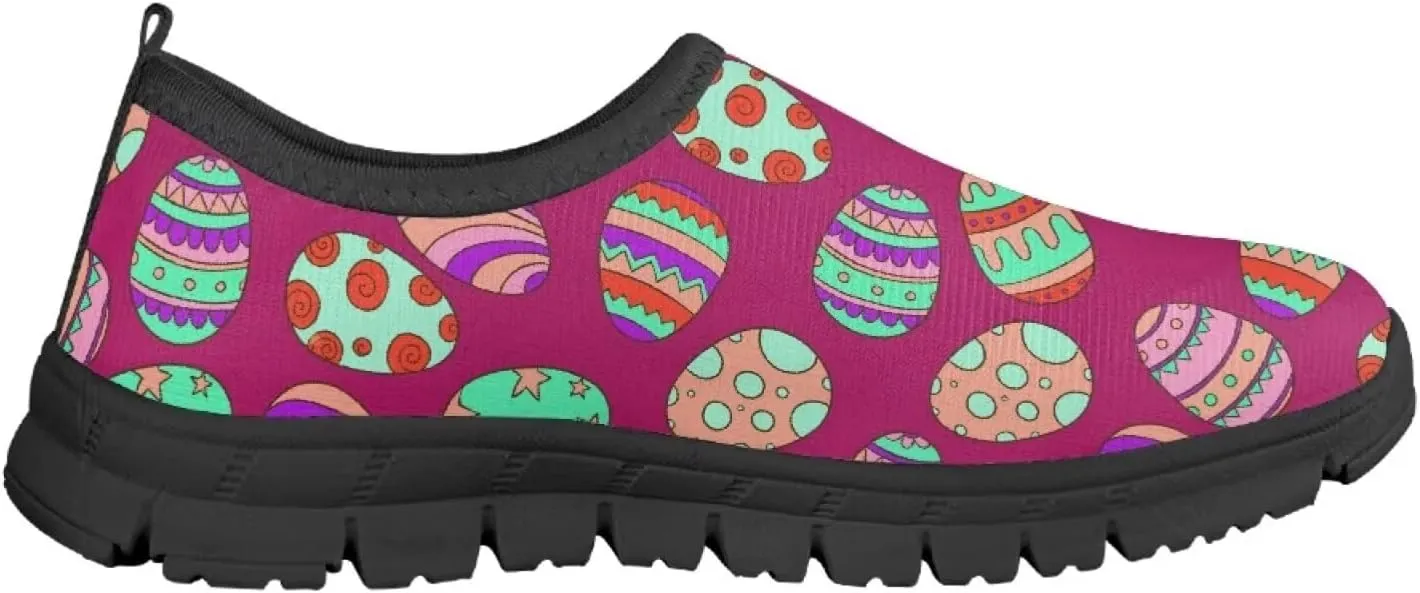 Easter Pattern Running Shoes Low-Cut Sneakers for Boys Girls Comfortable Casual Wide Fashion Shoes for Children