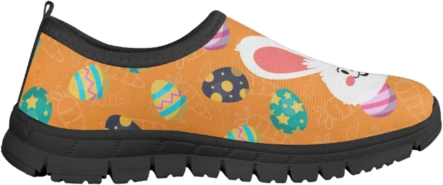 Easter Pattern Running Shoes Low-Cut Sneakers for Boys Girls Comfortable Casual Wide Fashion Shoes for Children