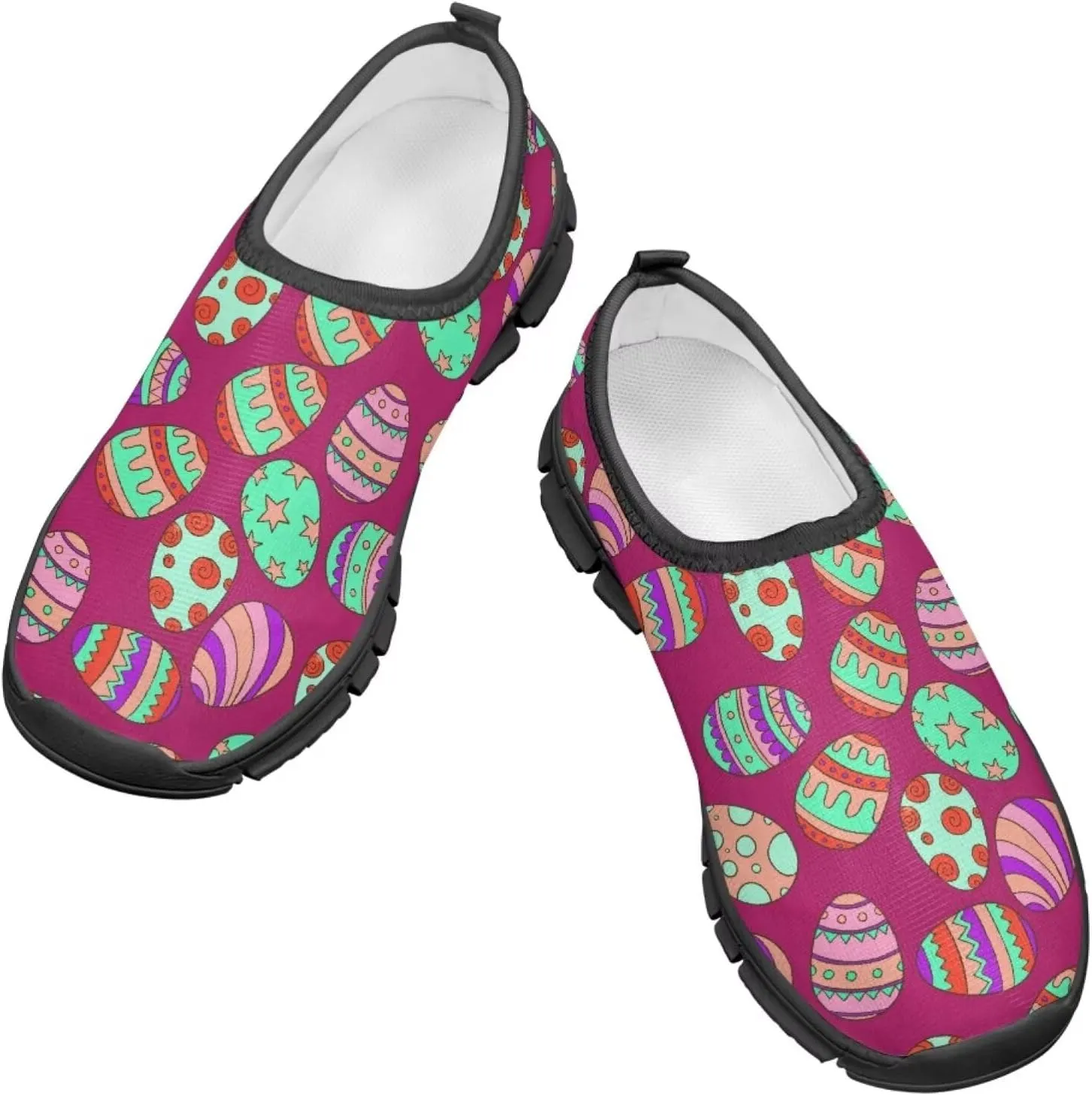 Easter Pattern Running Shoes Low-Cut Sneakers for Boys Girls Comfortable Casual Wide Fashion Shoes for Children