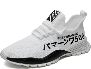 Ellniges]【Men's Athletic Sneakers Breathable Mesh Training Shoes Gym & Street Wear, Korean Fashion Autumn Collection, Comfort Technology Lightweight Walking Shoes