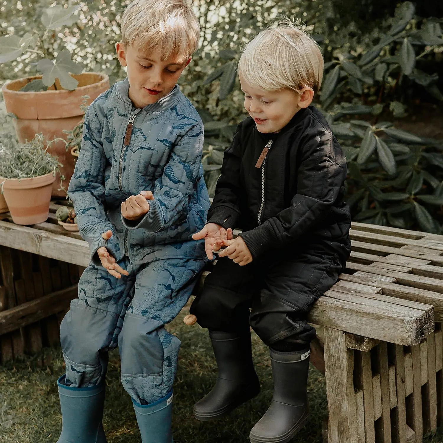 EnFant - PREMIUM Wool Lined Insulated Waterproof Winter Snow - Rain-Mud Boots - Sustainable and Recyclable NOTE: The boots run small. Please order 1  size larger