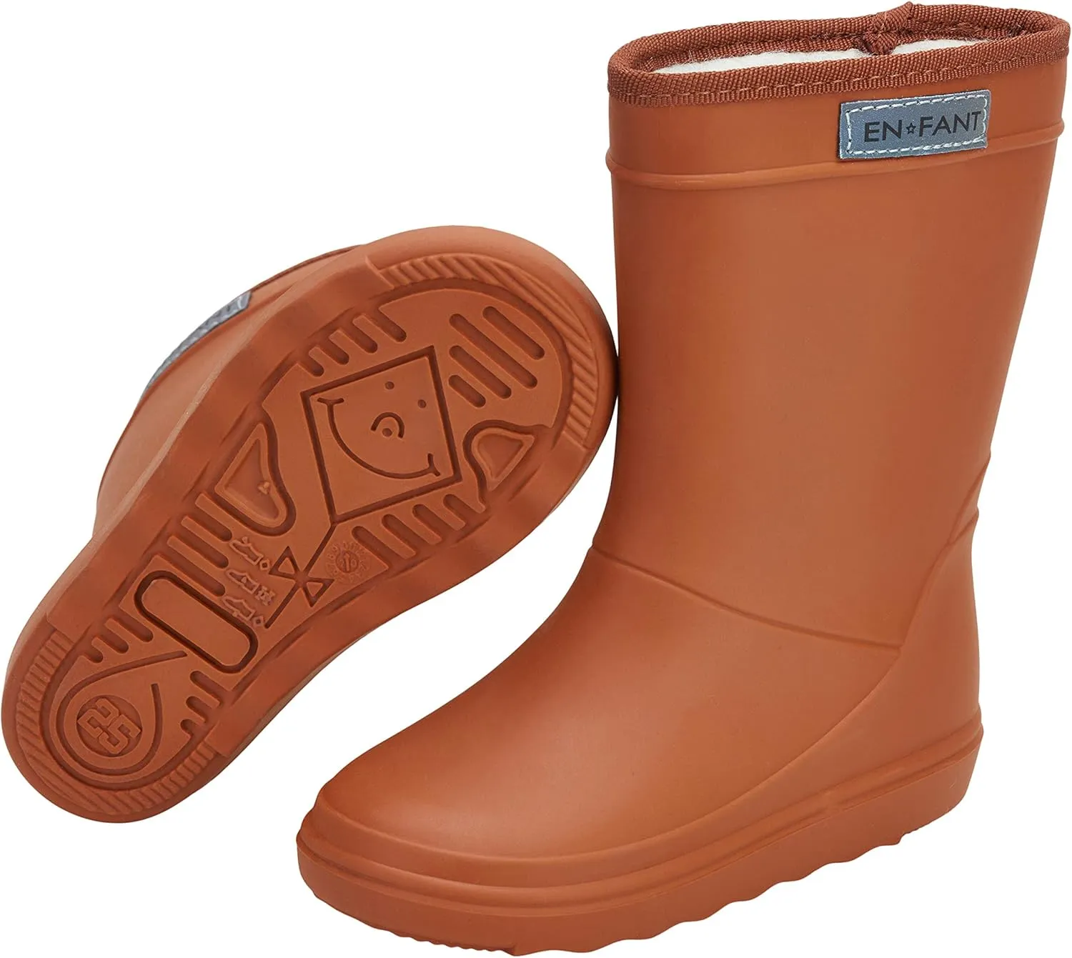 EnFant - PREMIUM Wool Lined Insulated Waterproof Winter Snow - Rain-Mud Boots - Sustainable and Recyclable NOTE: The boots run small. Please order 1  size larger