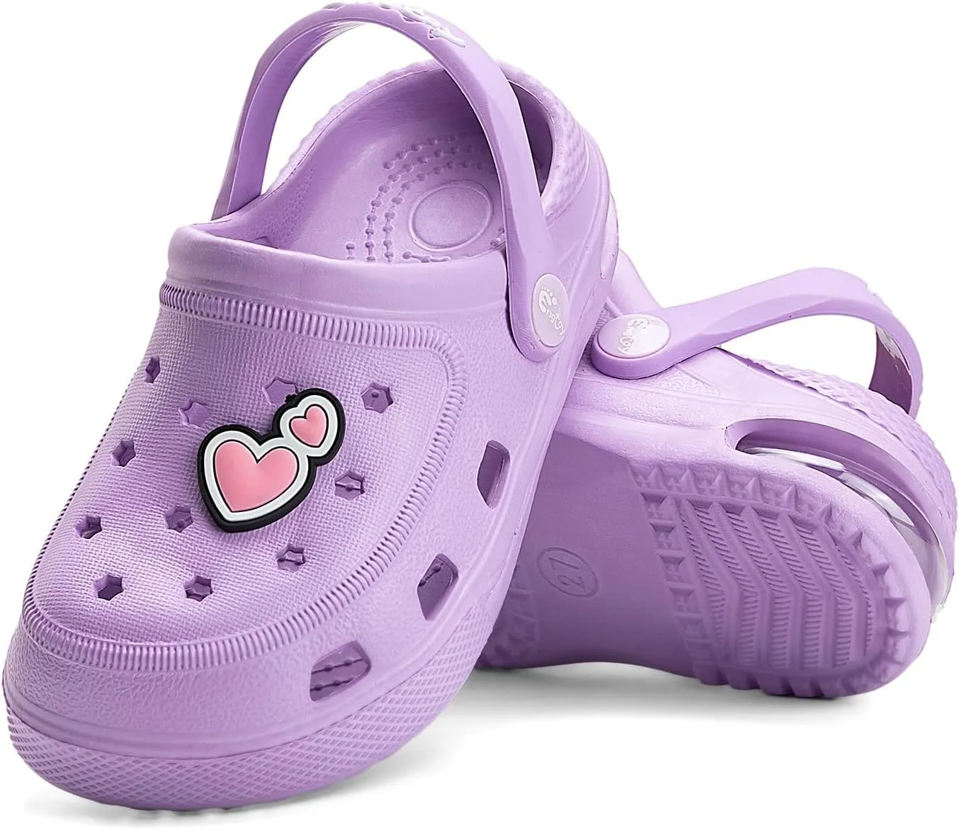 Engtoy Kids Clogs Boys Girls Garden Shoes Slip on Kids Slides Sandals Funny Lightweight Beach Slippers
