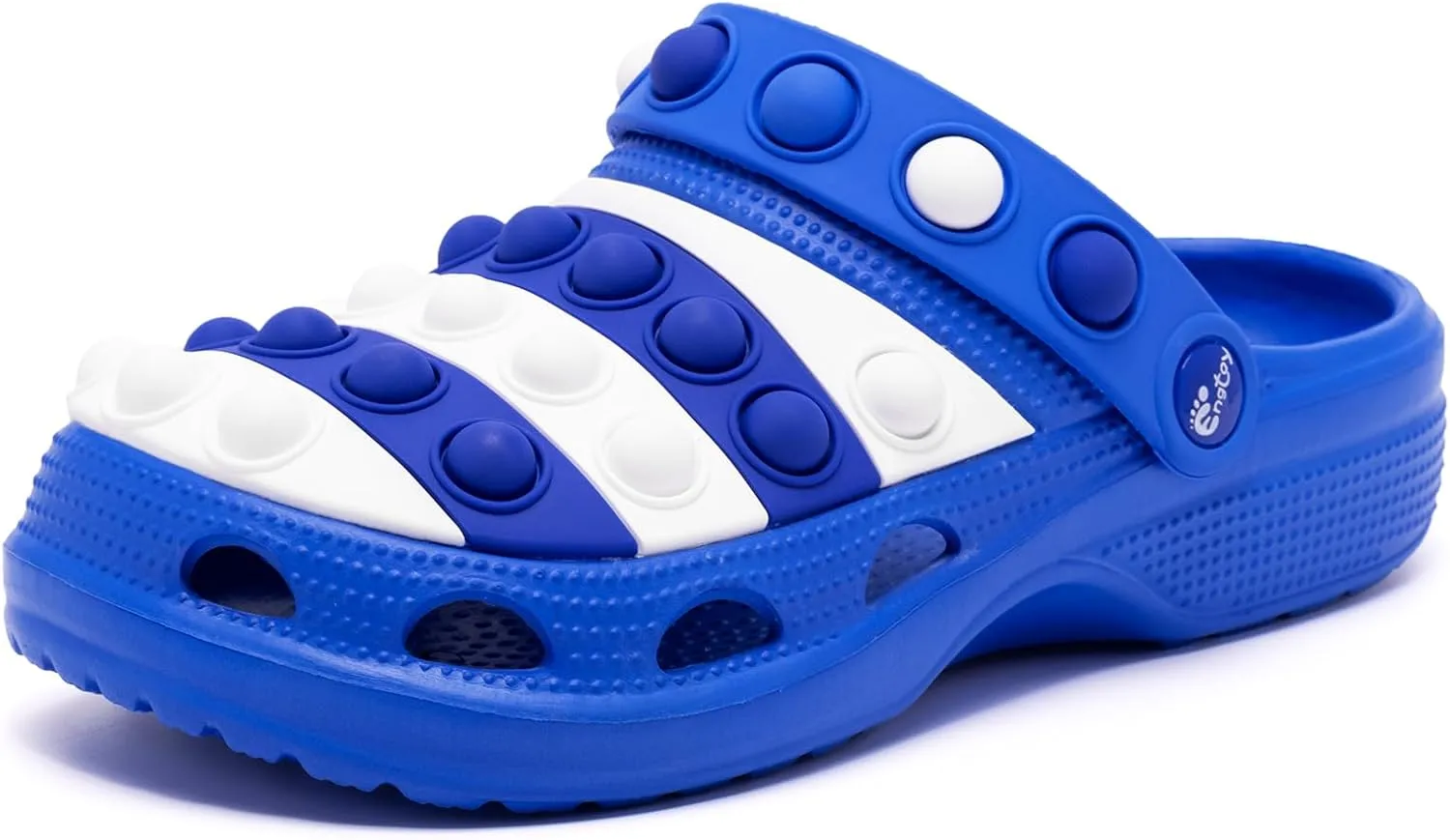 Engtoy Kids Clogs Boys Girls Garden Shoes Slip on Kids Slides Sandals Funny Lightweight Beach Slippers