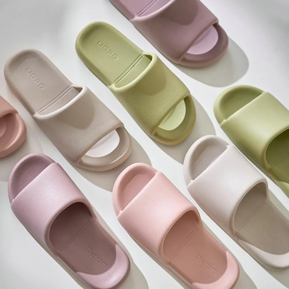Epsion Women's Cloud Waterproof Sandals Slippers Comfortable Open Toe Slides Soft Thick Sole Non-Slip Shower Shoes