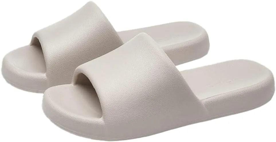 Epsion Women's Cloud Waterproof Sandals Slippers Comfortable Open Toe Slides Soft Thick Sole Non-Slip Shower Shoes