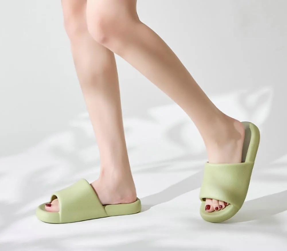 Epsion Women's Cloud Waterproof Sandals Slippers Comfortable Open Toe Slides Soft Thick Sole Non-Slip Shower Shoes