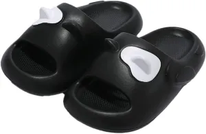 Epsion Women's Pillow Sandals Slides Cloud Cute Cartoon Bath Pool Gym Shower Slipper Lightweight EVA Anti-Slip Shoes