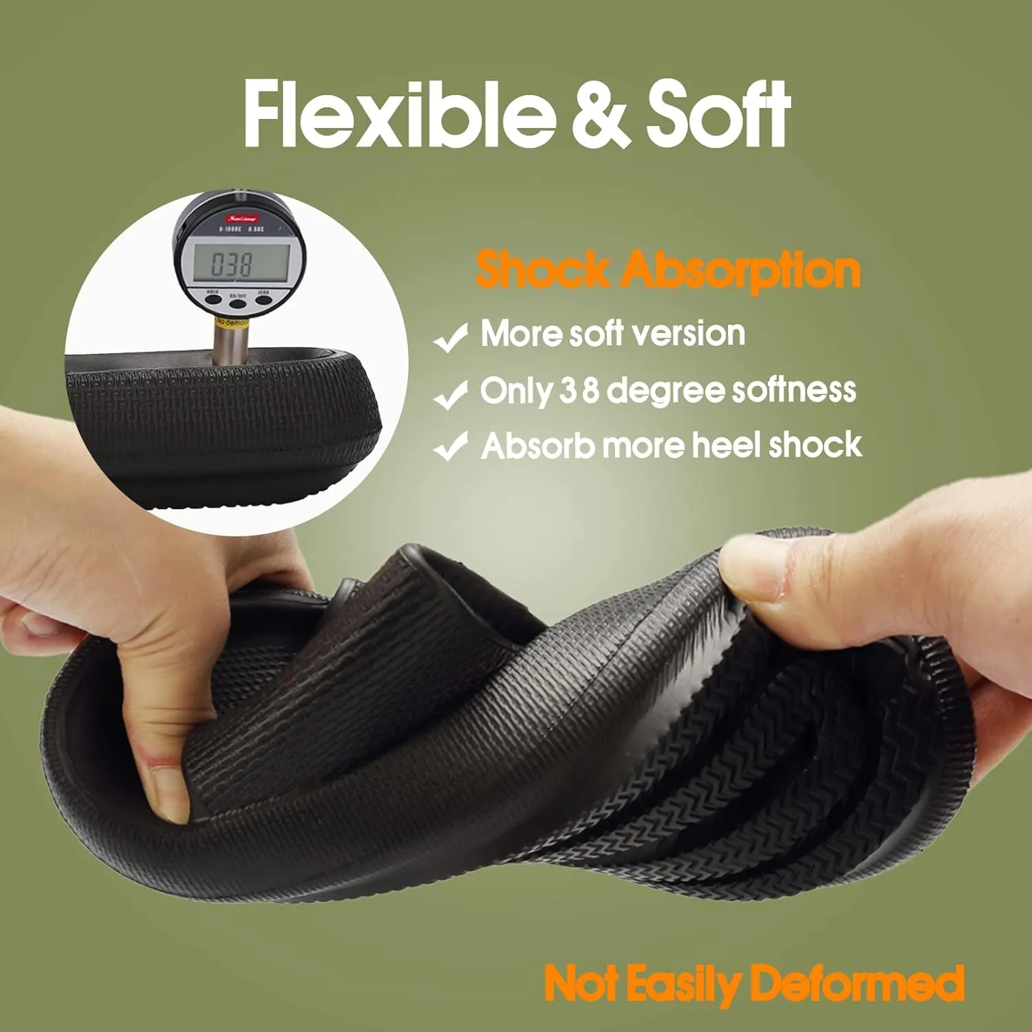 EQUICK Cloud Slides Pillow Slippers for Women and Men | Shower Slippers Bathroom Sandals | Ultra Soft | Cushioned Thick Sole | Indoor & Outdoor