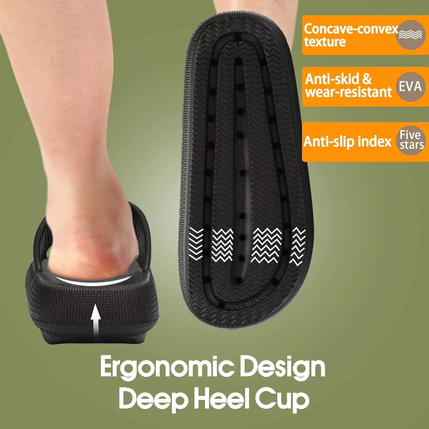 EQUICK Cloud Slides Pillow Slippers for Women and Men | Shower Slippers Bathroom Sandals | Ultra Soft | Cushioned Thick Sole | Indoor & Outdoor