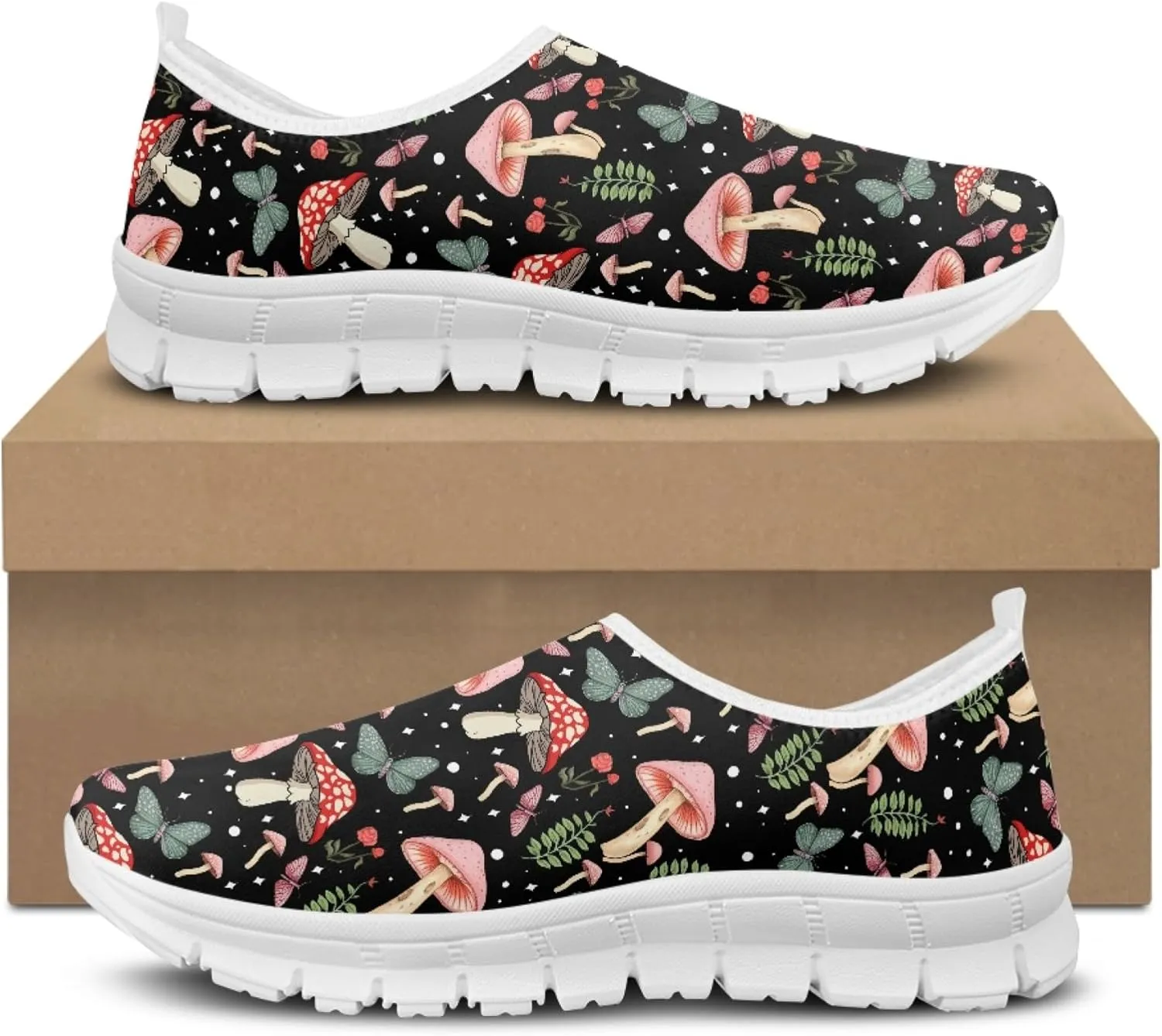 Fashion Design Women Walking Shoes Mesh Sneakers for Ladies Slip-on Shoes Nurse Loafers