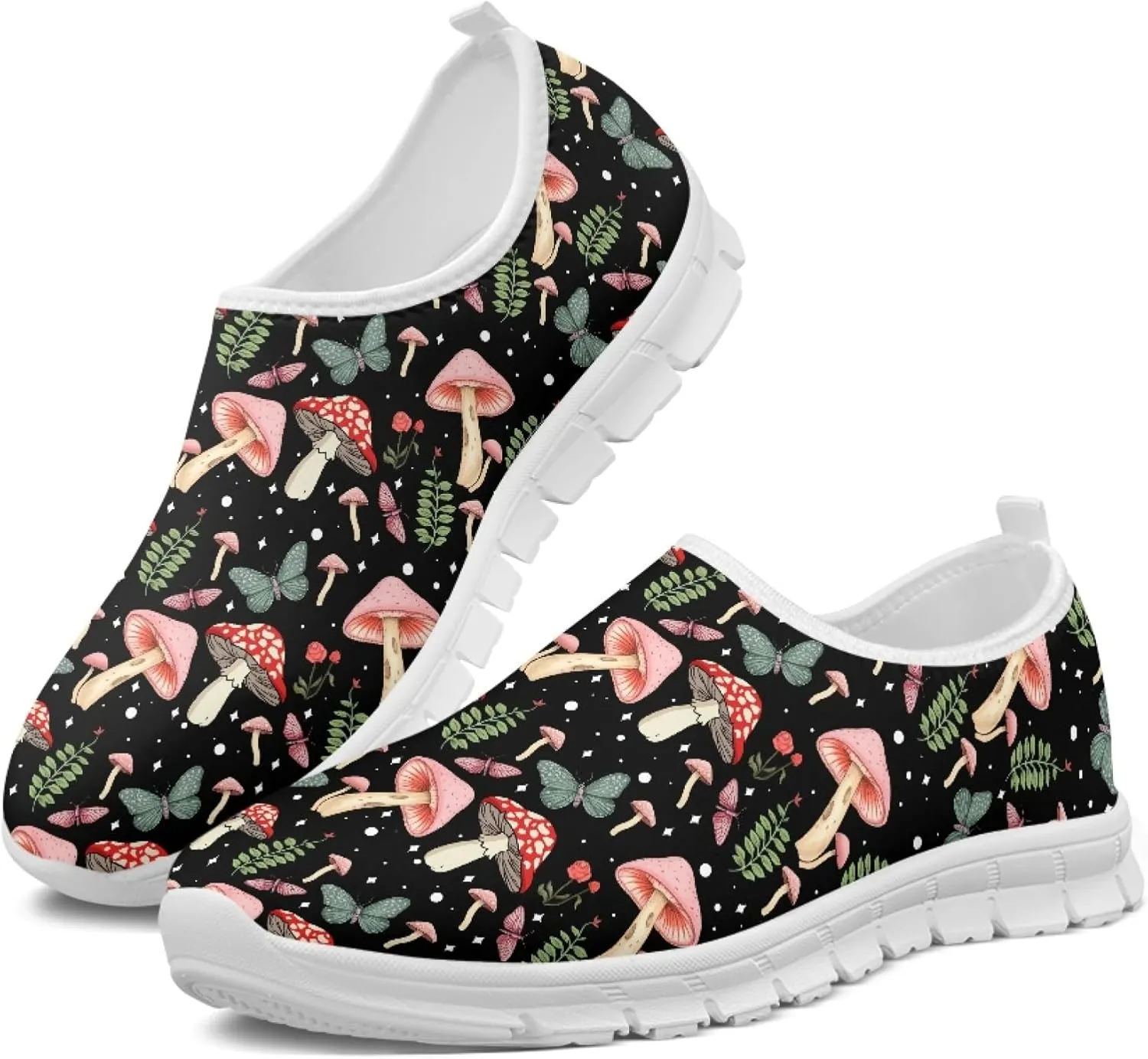 Fashion Design Women Walking Shoes Mesh Sneakers for Ladies Slip-on Shoes Nurse Loafers