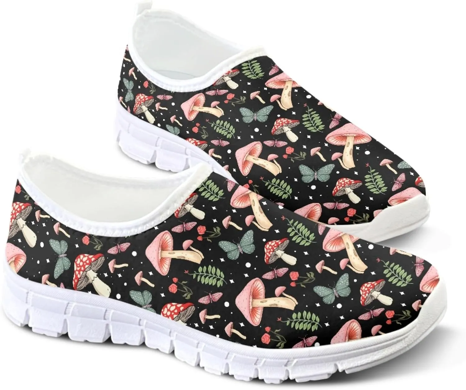 Fashion Design Women Walking Shoes Mesh Sneakers for Ladies Slip-on Shoes Nurse Loafers