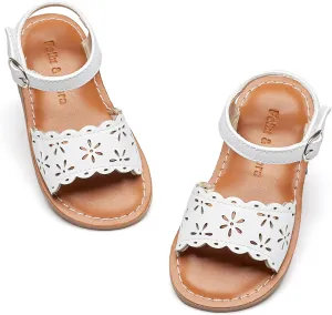 Felix & Flora Toddler Girl Sandals - Little Girl Easter Summer Dress Shoes Lightweight Open Toe Beach Holiday.