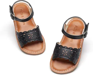 Felix & Flora Toddler Girl Sandals - Little Girl Easter Summer Dress Shoes Lightweight Open Toe Beach Holiday.