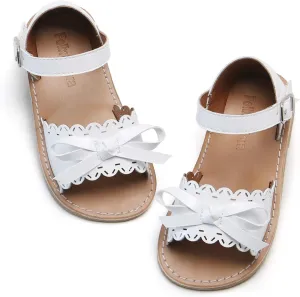 Felix & Flora Toddler Girl Sandals - Little Girl Easter Summer Dress Shoes Lightweight Open Toe Beach Holiday.