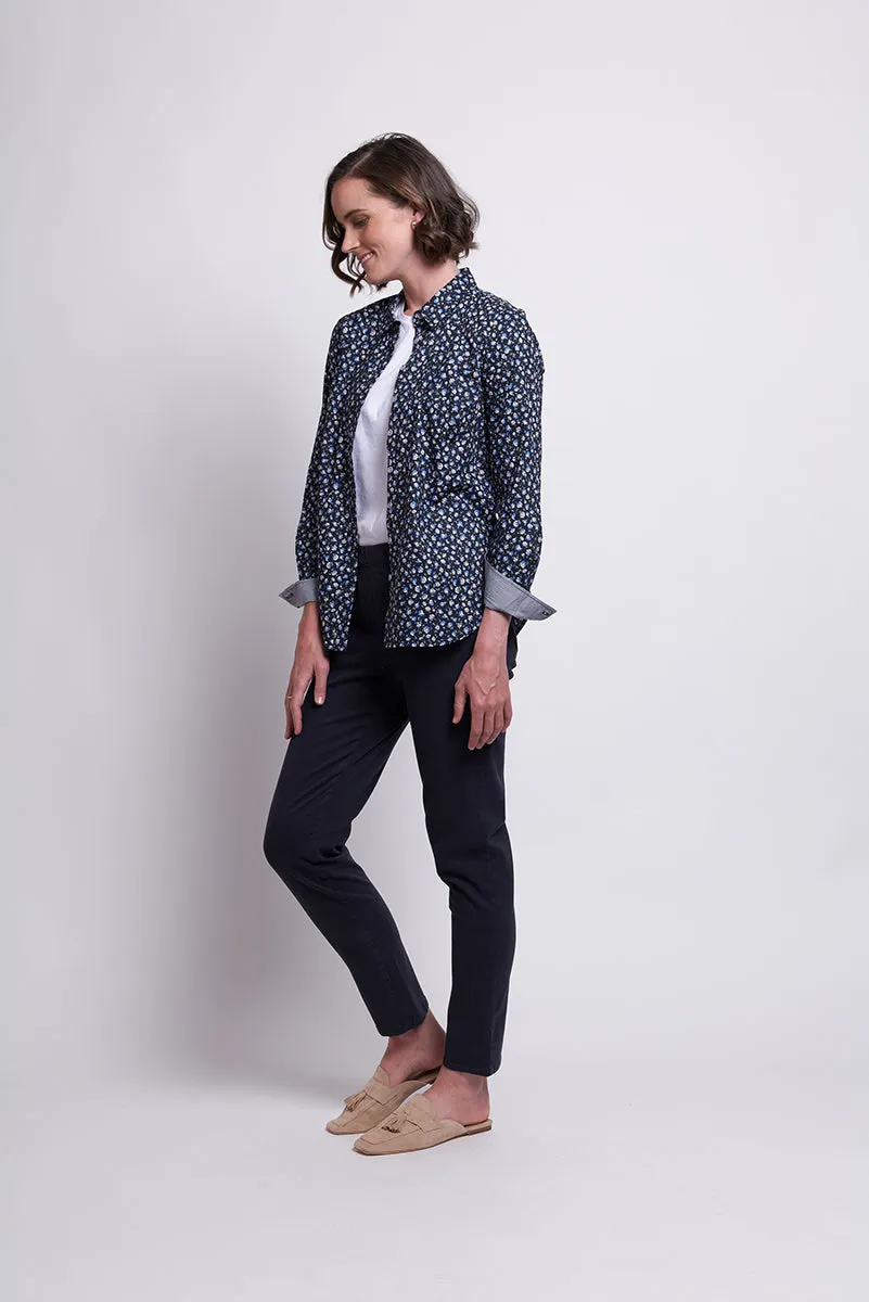 Foil Trouser Holey Moley Ink