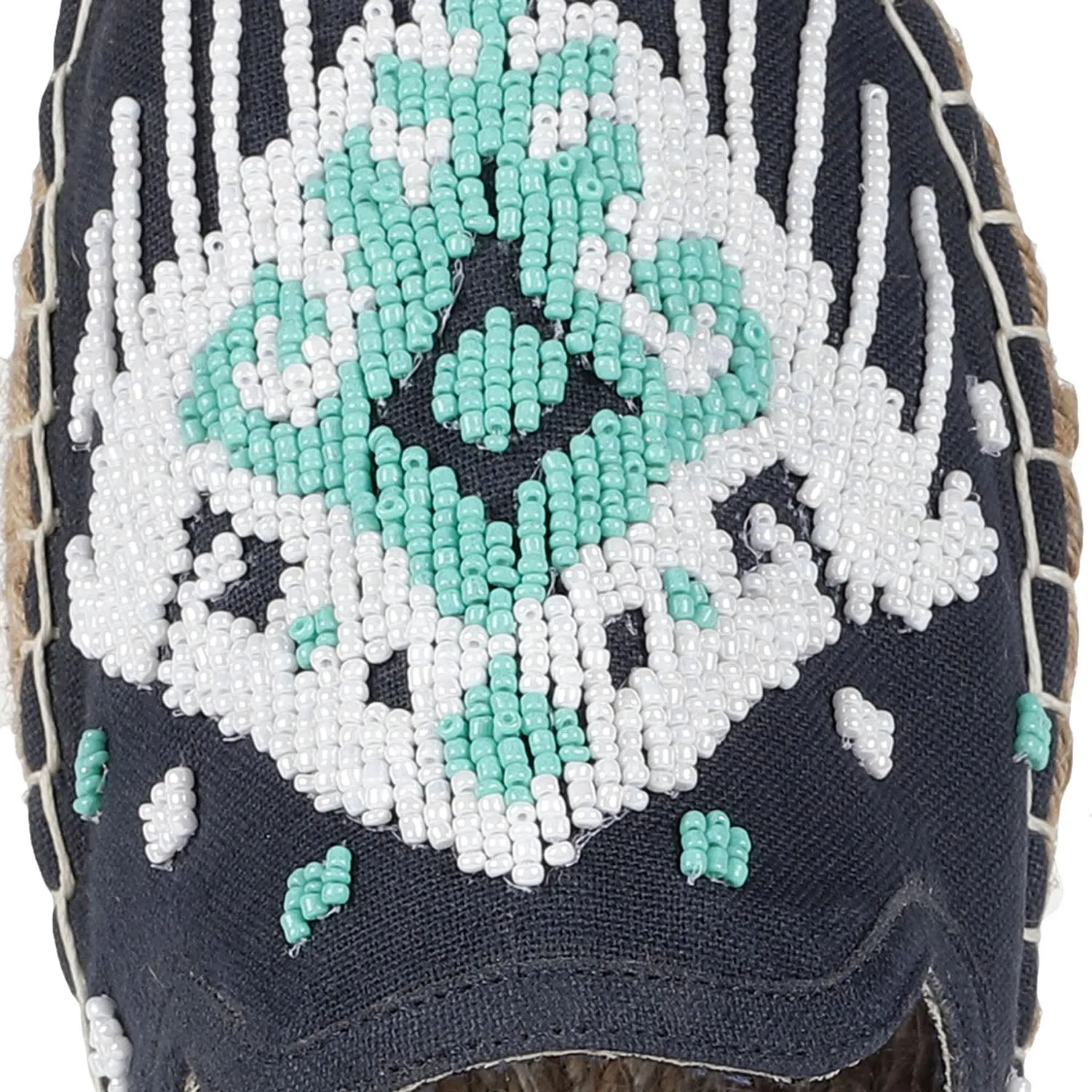 Foot-Friendly Warp Espadrilles Haut Platform